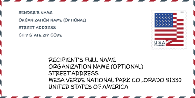 ZIP Code: city-Mesa Verde National Park