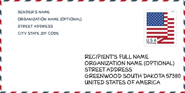 Zip Code Greenwood Wagner Sd United States Zip Code