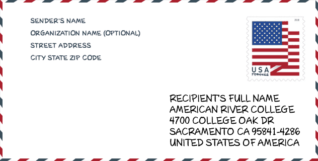 ZIP Code: American River College