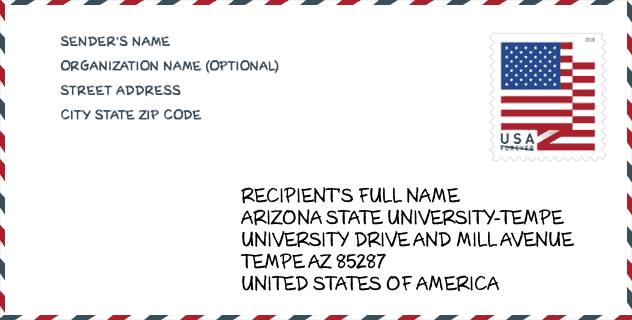 ZIP Code: Arizona State University-Tempe