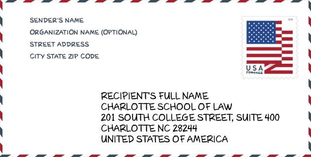 ZIP Code: Charlotte School of Law