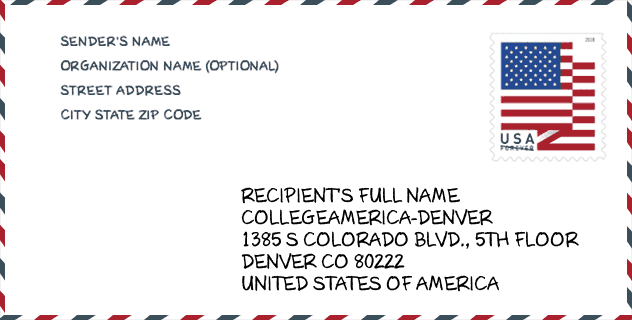 ZIP Code: CollegeAmerica-Denver