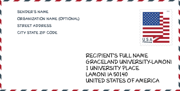ZIP Code: Graceland University-Lamoni