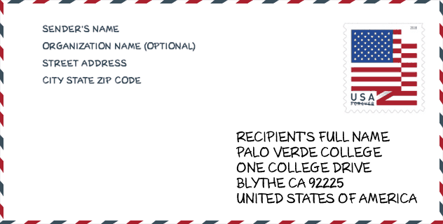 ZIP Code: Palo Verde College