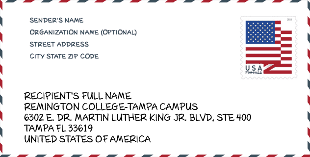 ZIP Code: Remington College-Tampa Campus