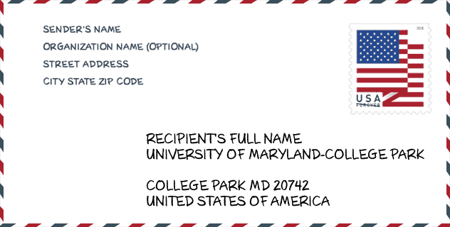 ZIP Code: University of Maryland-College Park
