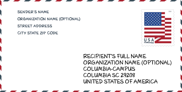 ZIP Code: University of South Carolina-Columbia