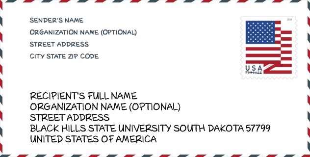 ZIP Code: city-Black Hills State University