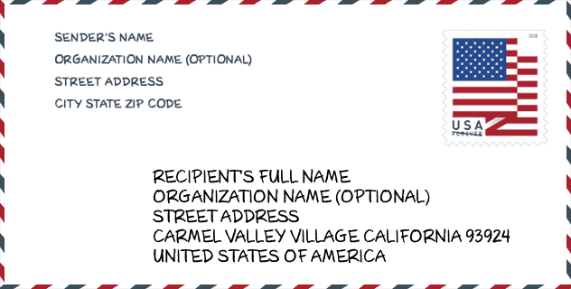 ZIP Code: city-Carmel Valley Village