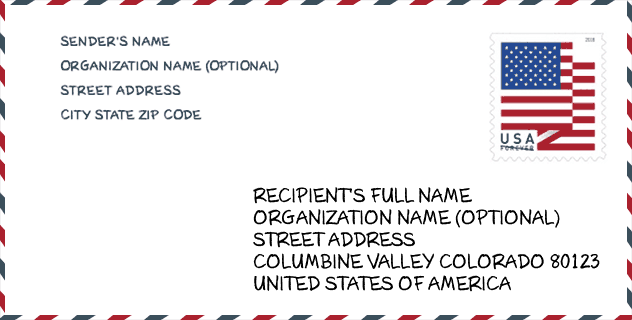 ZIP Code: city-Columbine Valley