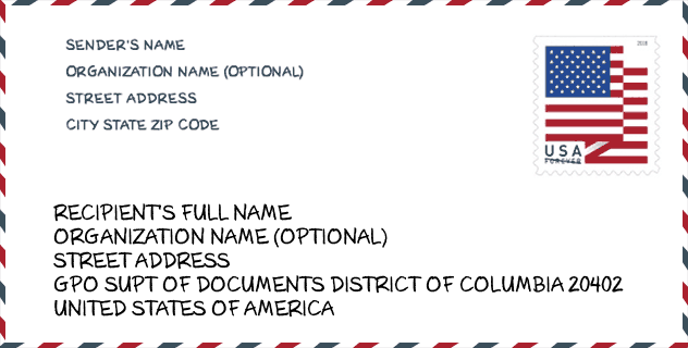 ZIP Code: city-Gpo Supt Of Documents