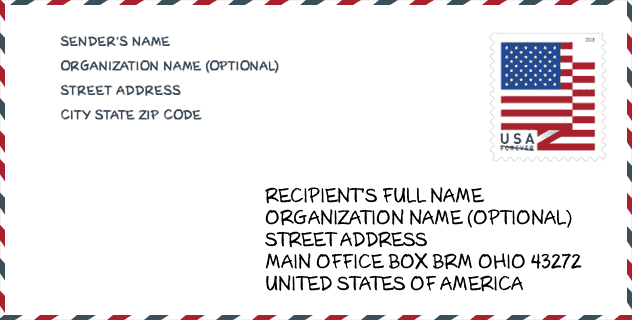 ZIP Code: city-Main Office Box Brm
