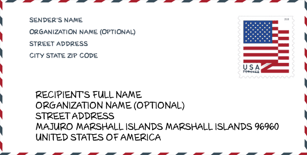 ZIP Code: city-Majuro Marshall Islands
