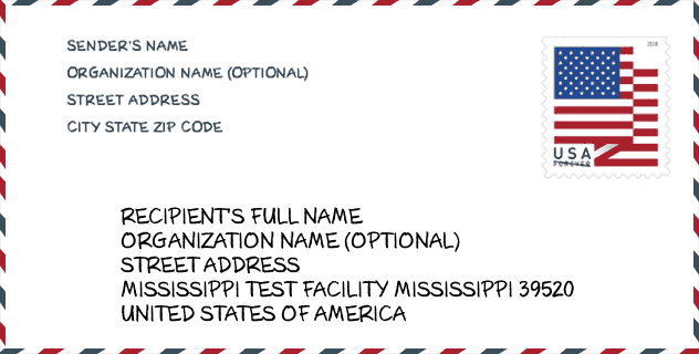 ZIP Code: city-Mississippi Test Facility