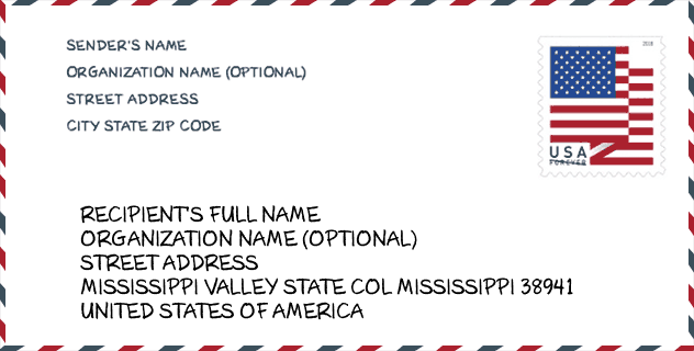 ZIP Code: city-Mississippi Valley State Col