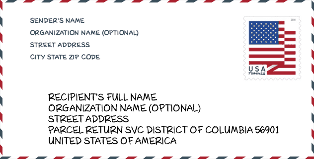 ZIP Code: city-Parcel Return Svc
