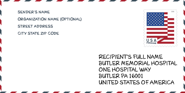 ZIP Code: hospital-BUTLER MEMORIAL HOSPITAL