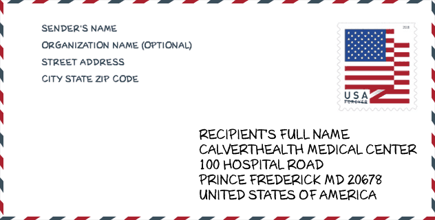 ZIP Code: hospital-CALVERTHEALTH MEDICAL CENTER