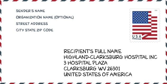 ZIP Code: hospital-HIGHLAND-CLARKSBURG HOSPITAL INC