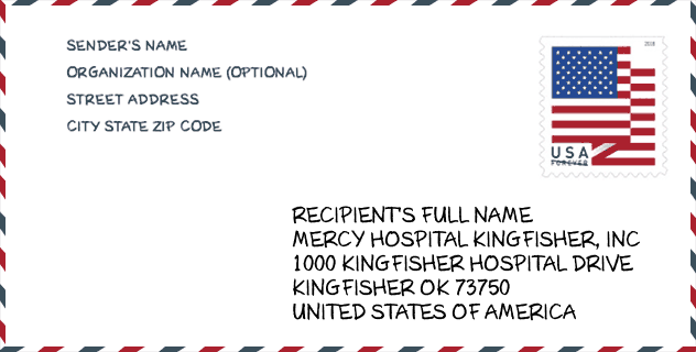 ZIP Code: hospital-MERCY HOSPITAL KINGFISHER, INC