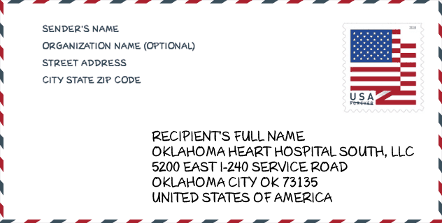 ZIP Code: hospital-OKLAHOMA HEART HOSPITAL SOUTH, LLC