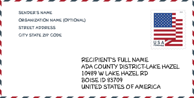 ZIP Code: library-ADA COUNTY DISTRICT-LAKE HAZEL