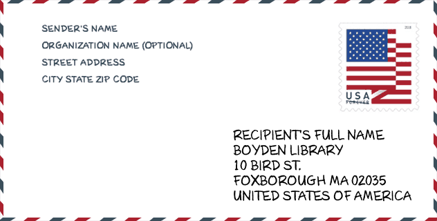 ZIP Code: library-BOYDEN LIBRARY