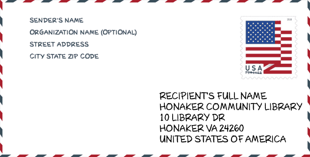 ZIP Code: library-HONAKER COMMUNITY LIBRARY