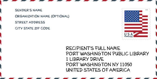 ZIP Code: library-PORT WASHINGTON PUBLIC LIBRARY