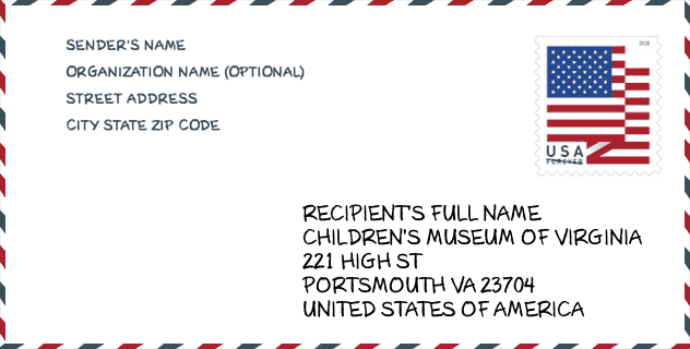 ZIP Code: museum-CHILDREN'S MUSEUM OF VIRGINIA