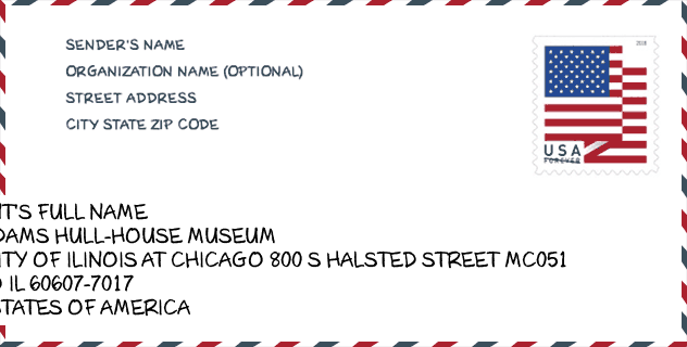 ZIP Code: museum-JANE ADDAMS HULL-HOUSE MUSEUM