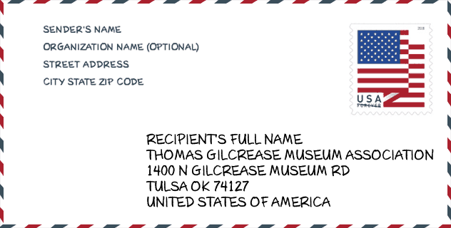 ZIP Code: museum-THOMAS GILCREASE MUSEUM ASSOCIATION