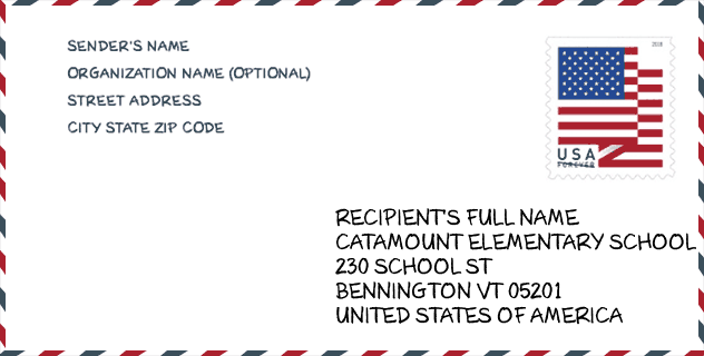 ZIP Code: school-Catamount Elementary School