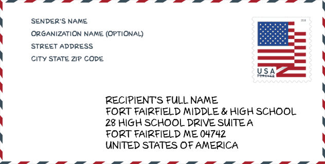 ZIP Code: school-Fort Fairfield Middle & high School