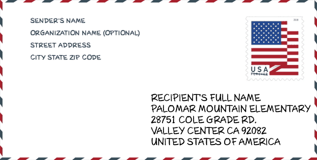 ZIP Code: school-Palomar Mountain Elementary