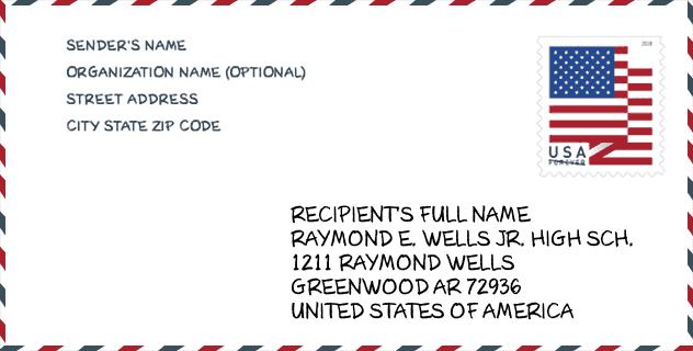 ZIP Code: school-Raymond E. Wells Jr. High Sch.