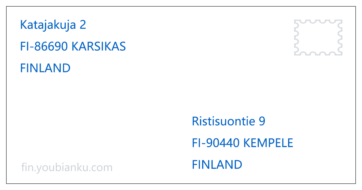 How to Address a Finland Envelope?
